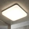 Plafoniere Bagno-IsyLuce plafoniera quadrata per bagno bianca led cct ip54