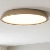 Plafoniere Moderne-IsyLuce plafoniera zenal sabbia rotonda led 55w 3000k 4000k dimmerabile