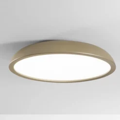 Plafoniere Moderne-IsyLuce plafoniera zenal sabbia rotonda led 55w 3000k 4000k dimmerabile