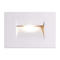 Segnapasso Led-IsyLuce segnapasso led 3w 4000k da incasso bianco per esterno