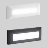 Segnapasso Led-IsyLuce segnapasso per esterno led 4w 4000k cover bianco antracite