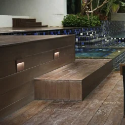 Segnapasso Led-IsyLuce step segnapasso led per esterno 6w 4000k corten