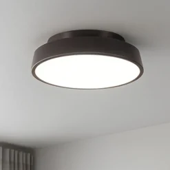 Plafoniere Moderne-IsyLuce urban plafoniera marrone led 3000k 4000k