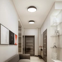 Plafoniere Moderne-IsyLuce urban plafoniera marrone led 3000k 4000k