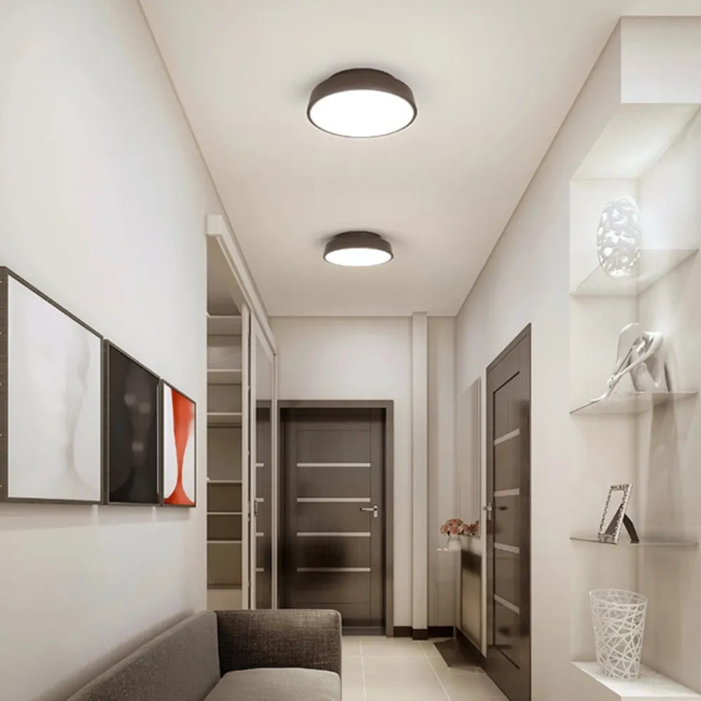 Plafoniere Moderne-IsyLuce urban plafoniera marrone led 3000k 4000k