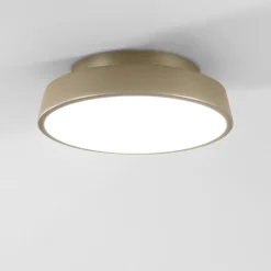 Plafoniere Moderne-IsyLuce urban plafoniera sabbia led 18w 3000k 4000k dimmerabile