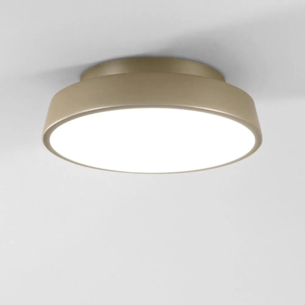 Plafoniere Moderne-IsyLuce urban plafoniera sabbia led 18w 3000k 4000k dimmerabile