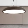 Lampadari Cucina-IsyLuce zenal lampadario da cucina marrone led 55w 3000k 4000k dimmerabile