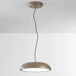 Lampadari Cucina-IsyLuce zenel lampada a sospensione sabbia moderna led 27w dimmerabile