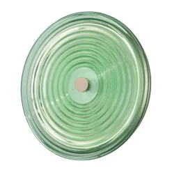 Applique Da Parete-Ondaluce Jokey luce applique in vetro moderna tonda verde led 3000k