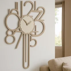 Orologi Da Parete Moderni-Selezionato da Mazzolaluce Joseph orologio a pendolo moderno da parete legno caffelatte
