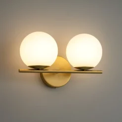 Applique Da Parete-Miloox Jugen applique ottone moderna per interno