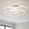 Plafoniere Moderne-Ideal Lux Karol pl d76 plafoniera da soffitto led 99w 4000k per salotto moderno