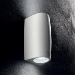 Applique Da Esterno-Ideal Lux Keope ap2 applique da esterno bianco bi-emissione