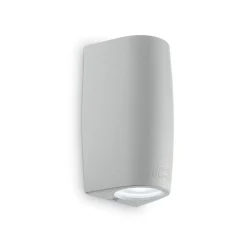 Applique Da Esterno-Ideal Lux Keope ap2 applique da esterno ip55 grigio