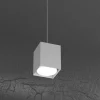 Illuminazione A Binario-Selezionato da Mazzolaluce Kit lampada a sospensione cubo grigio per binario monofase bianco