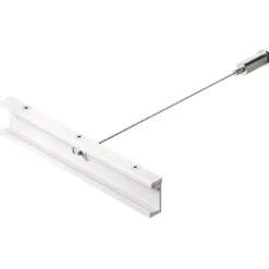 Accessori-Gea Luce Kit sospensione bianco e staffa per unire due binari trifase