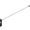 Illuminazione A Binario-Gea Luce Kit sospensione nero per binario trifase 1 cavo acciaio 2m e bloccacavo