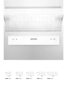 Accessori-Stilnovo Kit83 staffa da parete copri fori per art 7604