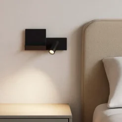 Applique Camera Da Letto-Ideal Lux Komodo-2 ap applique per camera da letto nera