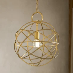 Lampadari Moderni-Ideal Lux Konse sp1 lampadario moderno sfera oro