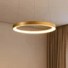 Lampadari Moderni-Gea Luce Krizia sp oro lampadario led 38w 3000k cerchio moderno