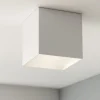 Faretti Da Soffitto-Ideal Lux Kubiko pl faretto led cubo bianco per interni led 10w 3000k