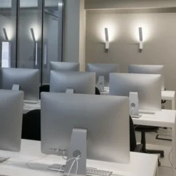 Applique Da Parete-Stilnovo Lama applique led 21w 3000k design moderna per studio ufficio