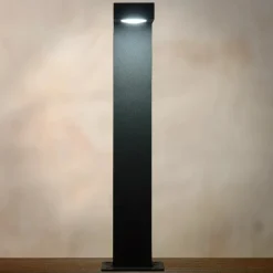 Lampioni Da Giardino-Selezionato da Mazzolaluce Lammpione basso antracite moderno da giardino led 8w 3000k ip54