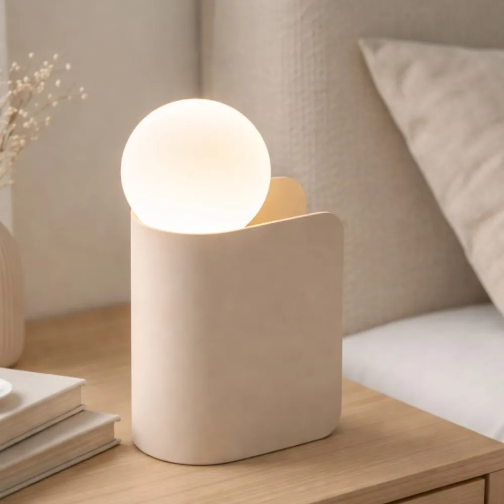 Abat Jour-Fabas Luce Lampada abat-jour da comodino design moderna sabbia fabas birba