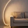 Lampade Da Terra-Gea Luce Lampada ad arco da terra moderna iole titanio led 30w 3000k