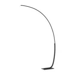 Lampade Da Terra-Ondaluce Lampada ad arco led nera moderna pt keep