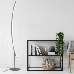 Lampade Da Terra-Vivida International Lampada ad arco led 24w 3000k vivida bow sabbia