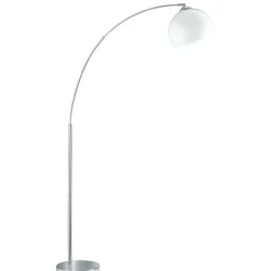 Lampade Da Terra-Selezionato da Mazzolaluce Lampada ad arco moderna colore argento per salotto