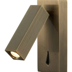 Applique Camera Da Letto-Selezionato da Mazzolaluce Lampada a parete oro ottone da comodino per camera da letto orientabile