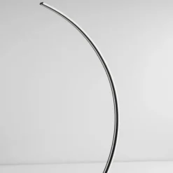 Lampade Da Terra-Selezionato da Mazzolaluce Lampada arco moderna led 3000k nera dimmerabile