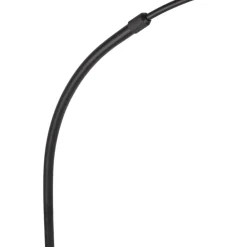 Lampade Da Terra-Selezionato da Mazzolaluce Lampada arco nera paralume orientabile moderna base marmo