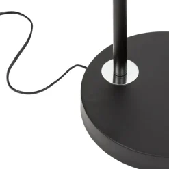 Lampade Da Terra-Selezionato da Mazzolaluce Lampada arco nera paralume orientabile moderna base marmo