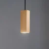 Lampade A Sospensione-Ondaluce Lampada a sospensione aloa oro sabbia parallelepipedo