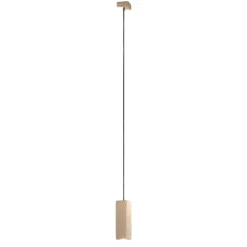 Lampade A Sospensione-Ondaluce Lampada a sospensione aloa oro sabbia parallelepipedo