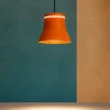 Lampade A Sospensione-Vivida International Lampada a sospensione arancione led 3000k vivida cloche