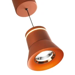 Lampade A Sospensione-Vivida International Lampada a sospensione arancione led 3000k vivida cloche