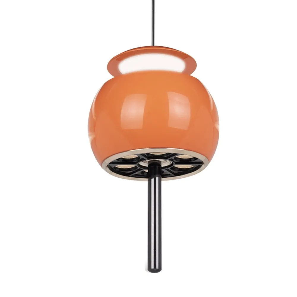 Lampade A Sospensione-Selezionato da Mazzolaluce Lampada a sospensione arancione moderna led 12w 3000k