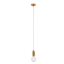 Lampade A Sospensione-Selezionato da Mazzolaluce Lampada a sospensione a singola luce oro stile contemporaneo