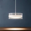 Lampade A Sospensione-Perenz Illuminazione Lampada a sospensione bianca arere perenz led 3000k vetro trasparente