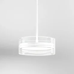 Lampade A Sospensione-Perenz Illuminazione Lampada a sospensione bianca arere perenz led 3000k vetro trasparente