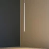 Lampade A Sospensione-Selezionato da Mazzolaluce Lampada a sospensione bianca moderna cilindro sottile per comodini