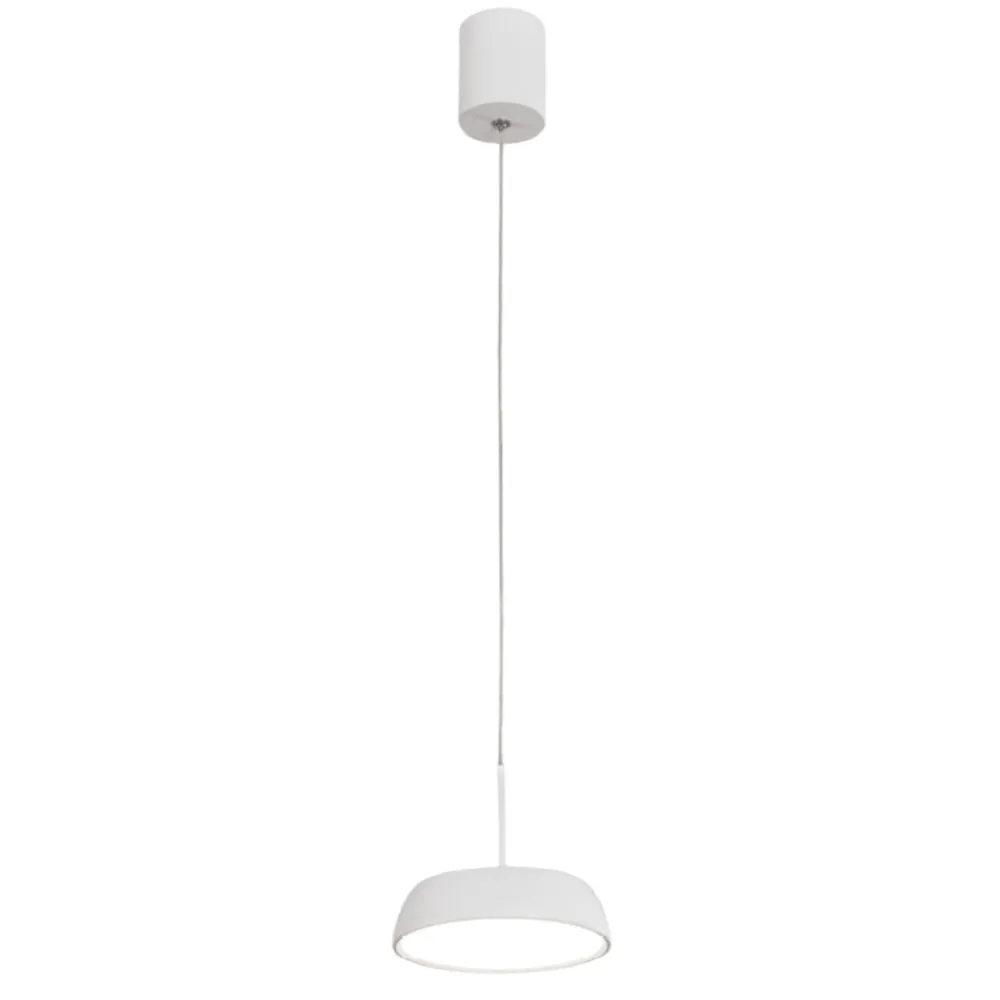 Lampade A Sospensione-Vivida International Lampada a sospensione bianca led 12w 3000k 4000k dimmerabile vivida pinco