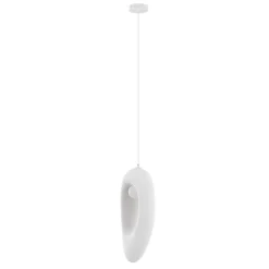 Lampade A Sospensione-Selezionato da Mazzolaluce Lampada a sospensione bianca stile wabi sabi per soggiorno japandi