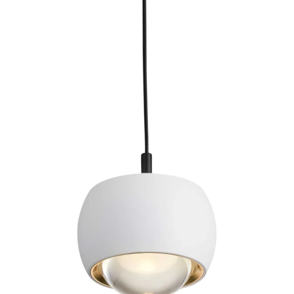 Lampade A Sospensione-Selezionato da Mazzolaluce Lampada a sospensione bianca led 3000k per isola moderna